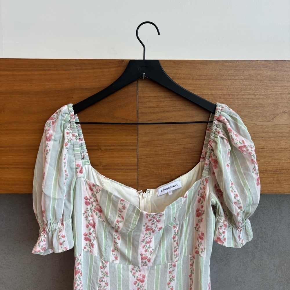 WEWOREWHAT ROSEWOOD MIDI DRESS, SIZE 8 - Picture 4 of 15